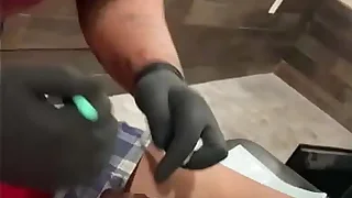 GakTrizzy gets his penis pierced