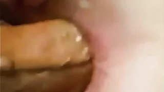 Redhead Amateur Wife Roxy fucks her ASS with toys. Lee finishes with ANAL creampie.
