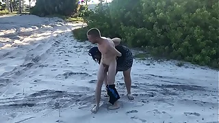 PART 1 Policewoman Makes Guy Take Off His Trunks and Get Naked in public forwards lido - Humiliating Strip Search