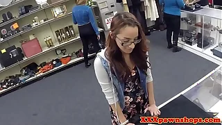 Destitute college teen fuck to pay for books