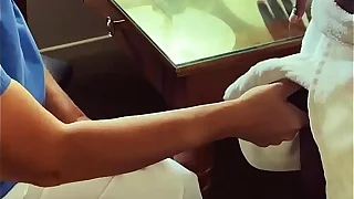 Motel Maid Works Overtime For BBC Facial
