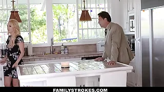 FamilyStrokes - Hot Stepmom (Aaliyah Love) Bails StepSon To Fuck